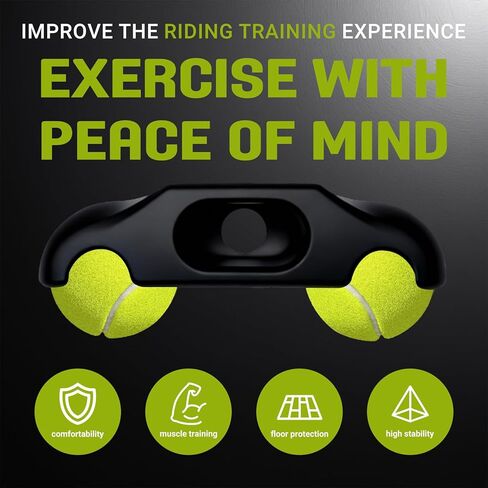 4 قطع من أقدام الروك لمدرب الدراجة، من أجل Wahoo KICKR CORE 2 مدرب الدراجة الداخلي، أقدام الروك مع كرات التنس، محولات قدم الروك المفاجئة لركوب الدراجات في الأماكن المغلقة، ثبات تخفيف الاهتزاز in Kuwait