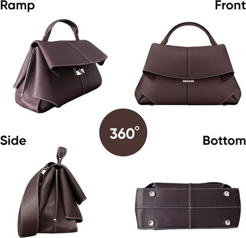 حقائب اليد الفاخرة للنساء جلدية حقيبة وأكياس مصممة المقبض الأعلى in Kuwait