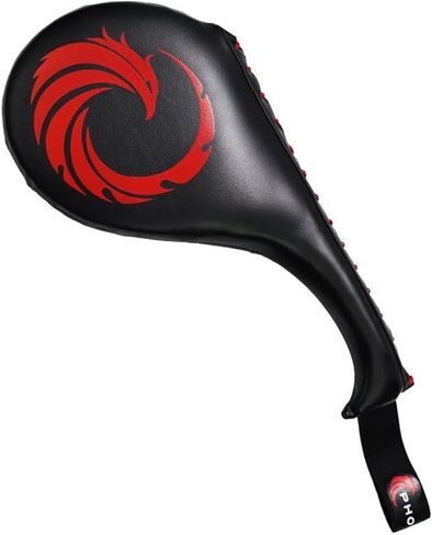 Impact Single Floppy Paddle, High Density Foam & Leather Shock Absorbing Training Equipment, Leather Target Paddle for Mixed Martial Arts, Great for Kicking and Spinning Techniques in Kuwait