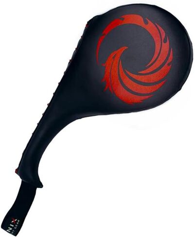 Impact Single Floppy Paddle, High Density Foam & Leather Shock Absorbing Training Equipment, Leather Target Paddle for Mixed Martial Arts, Great for Kicking and Spinning Techniques in Kuwait