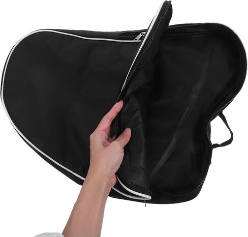 Vaguelly Padded 21-string Lyre Harp Bag with Waterproof Oxford Cloth Travel Harp Storage Case for Musicians Protective Zippered Carrying Pouch in Saudi Arabia