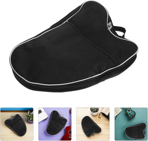 Vaguelly Padded 21-string Lyre Harp Bag with Waterproof Oxford Cloth Travel Harp Storage Case for Musicians Protective Zippered Carrying Pouch in Saudi Arabia