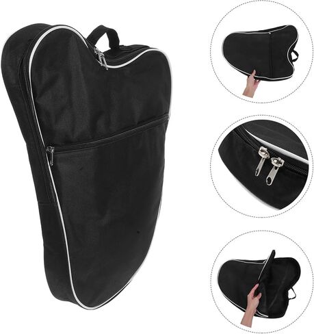 Vaguelly Padded 21-string Lyre Harp Bag with Waterproof Oxford Cloth Travel Harp Storage Case for Musicians Protective Zippered Carrying Pouch in Saudi Arabia