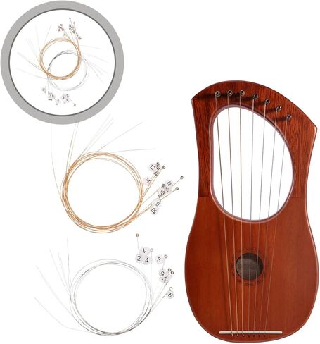 Vaguelly 16 قطعة Lyre سلاسل سلك الموسيقى ل Lap Harp استبدال سلاسل عدة مجموعة كاملة Lyre الملحقات in Saudi Arabia
