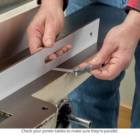 Woodpeckers Steel Straight Edge - 12" No Bevel Precision Machinist Reference Ground to Within ±.0002" per Foot for Checking Machines + Tools in Saudi Arabia