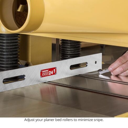Woodpeckers Steel Straight Edge - 12" No Bevel Precision Machinist Reference Ground to Within ±.0002" per Foot for Checking Machines + Tools in Saudi Arabia