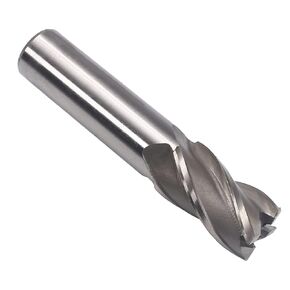 Utoolmart 1/2" Cutting HSSAL Spiral Drill Bit Straight End Mill Cutter 4 Flute with 1/2" Shank 2pcs