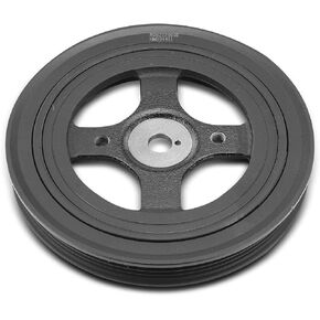A-Premium Engine Harmonic Balancer Crankshaft Pulley - DOHC L4 1.5L - Compatible with Toyota Yaris 2007-2017 2019, Yaris iA 2017 & Scion iA 2016, 4-Groove, Replace# 340721032, 13470WB001