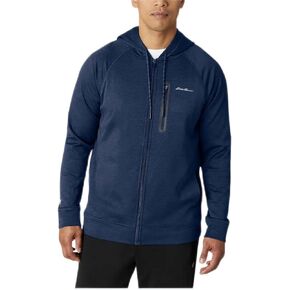 Eddie Bauer Men’s Performance Full Zip Hoodie | Mens Full Zip Performance Hoodie - Blue Large