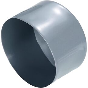 uxcell Rubber End Caps 90mm ID Vinyl Round Tube Bolt Cap Cover Screw Thread Protectors Red