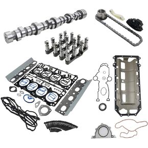 MDS Camshaft 5.7 HEMI Lifters Kit w/ Timing Chain Valve Cover Gasket Replacement for 2009-2015 Jeep Grand Cherokee Dodge Charger Chrysler 5.7L V8 53021726AD 53022372AA GELUOXI