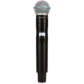 Shure ULXD2/B58 Wireless Handheld Microphone Transmitter with Interchangeable Beta 58A Cartridge, G50 Band
