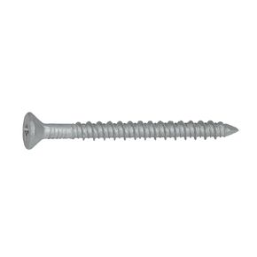 CONFAST 3/16" x 1-1/4" Concrete Screws 410 Stainless Steel Phillips Flat Countersunk with Concrete Drill Bit for Anchoring to Masonry, Block or Brick (50 per Box)