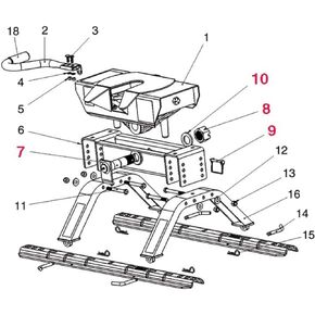 Liners Products 31574 Pivot Pin Kit For 16Kw & 26Kw
