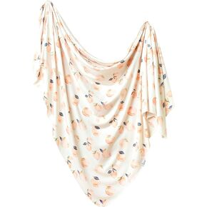 Copper Pearl Large Premium Knit Baby Swaddle Receiving Blanket Caroline