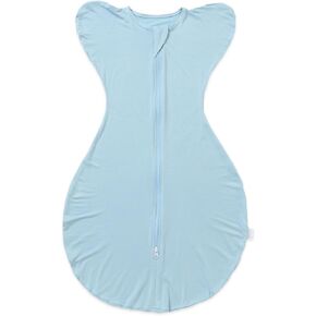 Baby Transition Swaddle Baby Arms up swaddle with 2-Way Zipper Baby Sleep Sack 0.5 TOG