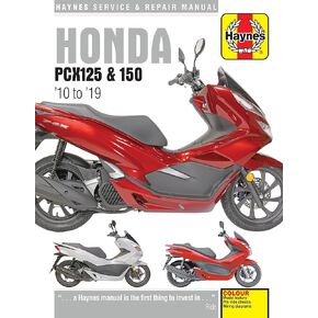 Honda PCX125 & 150 Scooters (10 - 19) Haynes Repair Manual (Paperback)