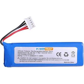 1Pc 3.7V 3200mAh Battery GSP872693 01 Li-ion Battery Compatible with JBL Flip 4 and Flip 4 Special Edition Batteries