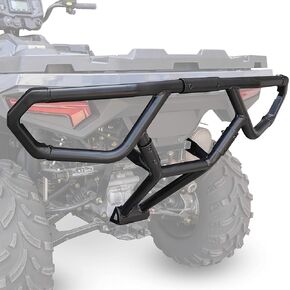 SAUTVS Rear Bumper for Polaris Sportsman 450 570 21-24, Steel Rear Brush Guard Rear Profile Bumper Back Bumper Guard Protector for Polaris Sportsman 450 570 2021-2024 Accessories, Replace #2884847