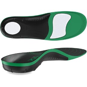 Plantar Fasciitis Strong Arch Support Insoles,Heavy Duty High Arch Support Inserts for Pain Relif (220+lbs),Flat Feet Orthotic Insoles Gel Shoe Inserts[XS:Men 4.5-6.5/Women 5.5-7.5]