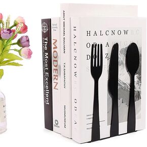 Sturdy Decorative Book Ends for Kitchen Hold Recipe Upright on Their Own Decorative Kitchen Bookends