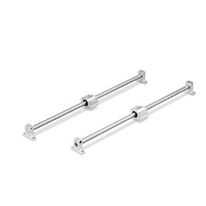 TEN-HIGH SK8 1000mm Linear Motion Guide Rail Linear Shaft Axis Rods, for CNC Machine, 2pcs Axis + 2pcs SCS8UU Block + 4pcs SK8 End Supports