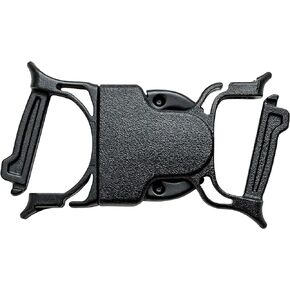 GEAR AID Dual Snap Bar Buckle, 1", Black