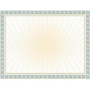 Great Papers! Westminster Blue Metallic and Gold Foil Certificates, 8.5"x11", 15 Count (963024)