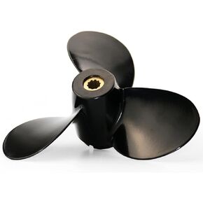 CAPTAIN Outboard Propeller fit SUZIKI 4-6HP, 10 Spline Tooth Board Prop, OEM RH Aluminum Propellers for DF4 DF5 DF6 Engines