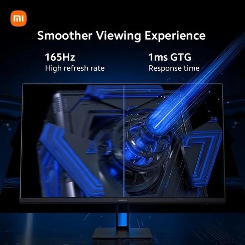 Xiaomi Gaming Monitor 27in 165Hz 1ms GTG 1920*1080 Fast IPS HDR10 FreeSync Premium Professional Calibration 99% sRGB 178° Wide Angle Tilt Adjustment TUV Low Blue Light Computer Screen Desktop Monitor in Saudi Arabia