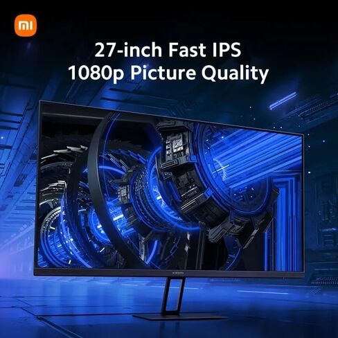Xiaomi Gaming Monitor 27in 165Hz 1ms GTG 1920*1080 Fast IPS HDR10 FreeSync Premium Professional Calibration 99% sRGB 178° Wide Angle Tilt Adjustment TUV Low Blue Light Computer Screen Desktop Monitor in Saudi Arabia