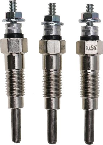 3PCS Zachager Glow Plugs Set M87919 AT110814 6101-8321-00 for John Deere 6X4 4X2 330 332 430 455 655 F915 F925 F935 X495 Yanmar 3TN66C 3TN66UJ 3TNA72UJ 3TNA72UJ3 3TNA72UK Engine Replacement Parts in Saudi Arabia