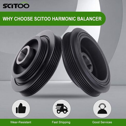 SCITOO 13810RRAA02 13810RAAA01 13810 594-298 بكرة العمود المرفقي الموازن التوافقي يناسب 02-06 لـ Acura RSX 04-08 لـ Acura TSX 03-05 لـ Honda لـ Accord 02-06 لـ Honda CR-V 03-06 لـ Honda Element in Kuwait