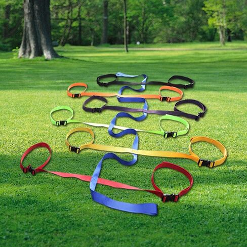 KIKIGOAL Children's Walking Ropes for Preschool Daycare School Kids Outdoor Colorful Handles For Up To 12 Children 2 Teachers (Handle style) in Saudi Arabia