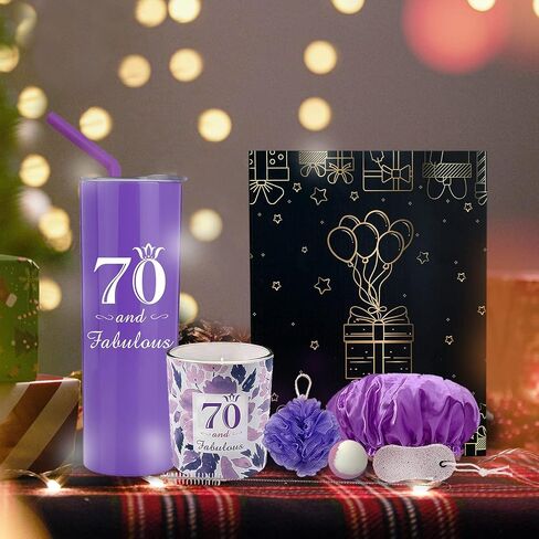 70th Birthday Gift for Women, 70 and Fabulous, 70th Glass, 70th Birthday Tumbler, 70th Birthday Gift for Mom, Gift for a 70 Year Old Woman, 70 year old gifts, 70th Birthday Cup, Happy 70th Bday Gifts in Saudi Arabia