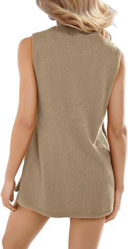 Imily Bela Womens Summer Sweater Sets Sleeveless Knit Tank Tops Matching Shorts 2 Piece Beach Vacation Outfits in Saudi Arabia
