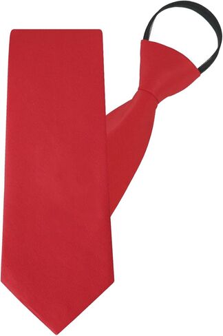 Zipper Ties for Men Boys 3.15' 'Pre-tied Adjustable Mens Necktie for School Uniforms Graduation Business Wedding in Saudi Arabia