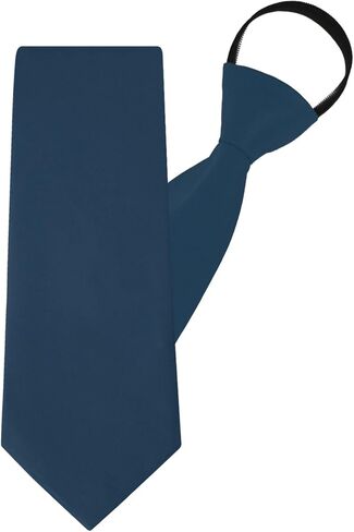 Zipper Ties for Men Boys 3.15' 'Pre-tied Adjustable Mens Necktie for School Uniforms Graduation Business Wedding in Saudi Arabia