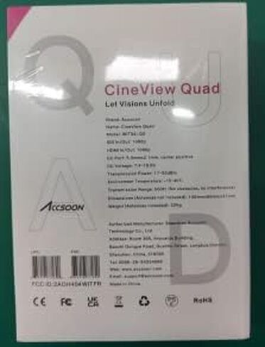 Accsoon CineView Quad Multispectrum Wireless Video Transmitter and Receiver in Saudi Arabia