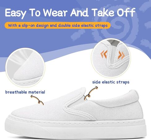 Toddler Sneakers for Girls Boys Low Top Slip On Kids Canvas Casual Shoes Comfortable Walking Sequins Glitter Shoes in Saudi Arabia