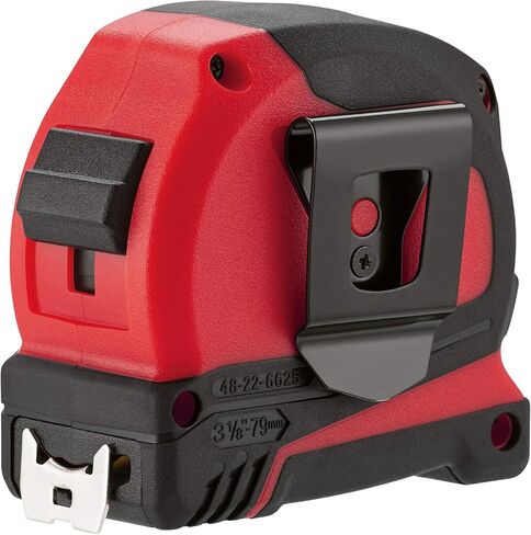 Milwaukee 4932459596 8m/26ft Pro Compact Tape Measure, Red in Saudi Arabia