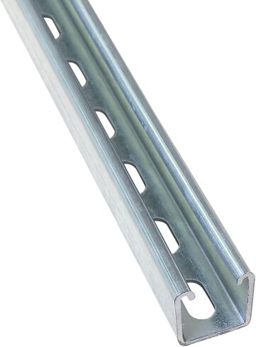 1 حزمة قناة تبختر بطول 5 أقدام، عرض 1-5/8 بوصة وارتفاع قناة U مع قناة خلفية مشقوقة قصيرة، مجلفنة in Kuwait