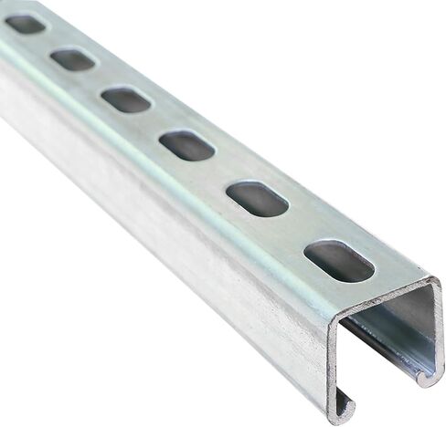 1 حزمة قناة تبختر بطول 5 أقدام، عرض 1-5/8 بوصة وارتفاع قناة U مع قناة خلفية مشقوقة قصيرة، مجلفنة in Kuwait