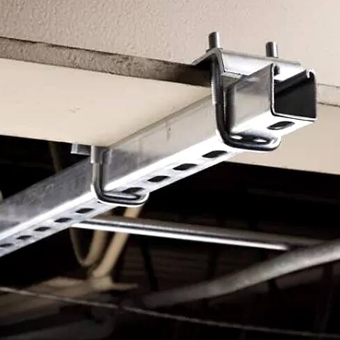 1 حزمة قناة تبختر بطول 5 أقدام، عرض 1-5/8 بوصة وارتفاع قناة U مع قناة خلفية مشقوقة قصيرة، مجلفنة in Kuwait