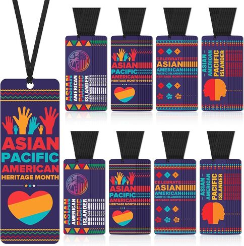 200 حزمة من الإشارات المرجعية لشهر التراث الآسيوي الأمريكي وجزر المحيط الهادئ الملهمة، هدايا الاحتفال بالجملة للنساء والرجال والأطفال، لوازم قرطاسية للفصول الدراسية in Kuwait