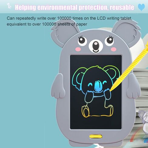 LCD Drawing Board for Kids - 8.5 Inch Large LCD Doodle Board No Blue Light, Toddler Drawing Pad, Erasable Writing Tablet Education Toys, Birthday Gifts for 2-7 Year Old Boy Girls in Saudi Arabia