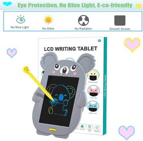 LCD Drawing Board for Kids - 8.5 Inch Large LCD Doodle Board No Blue Light, Toddler Drawing Pad, Erasable Writing Tablet Education Toys, Birthday Gifts for 2-7 Year Old Boy Girls in Saudi Arabia