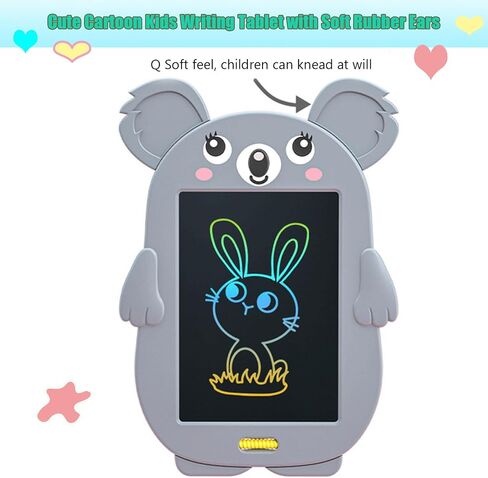 LCD Drawing Board for Kids - 8.5 Inch Large LCD Doodle Board No Blue Light, Toddler Drawing Pad, Erasable Writing Tablet Education Toys, Birthday Gifts for 2-7 Year Old Boy Girls in Saudi Arabia