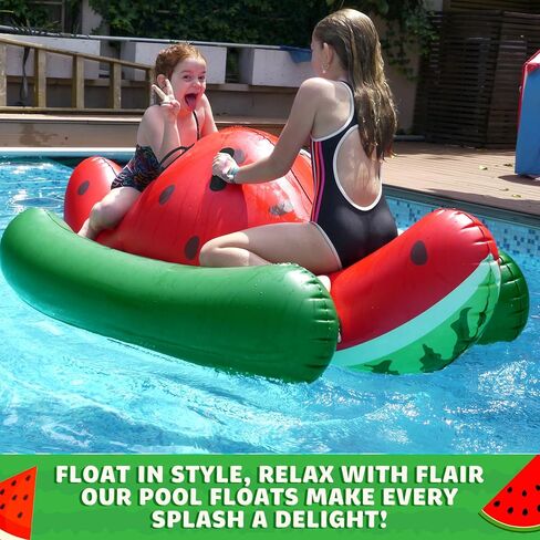 حمام سباحة يطفو للبالغين والأطفال، عملاق قابل للنفخ، حفلة بطيخ، بحيرة كبيرة مضحكة للسباحة، لعبة مياه صيفية، متعة الشاطئ، الأولاد والبنات، هدية عيد ميلاد عائمة للأعمار من 6 إلى 8 سنوات، ومن 10 إلى 12 عامًا فما فوق in Kuwait