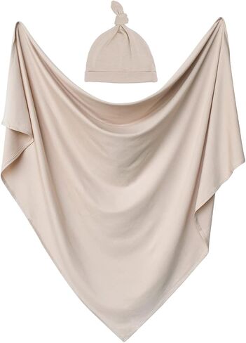 OWLOWLA Swaddle Blanket and Hat Set Swaddles for Newborns Receiving Blanket in Saudi Arabia